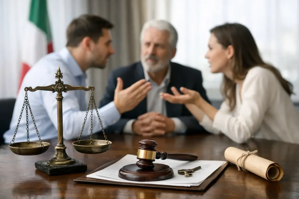 Dispute Between Heirs in Italy: What to Do
